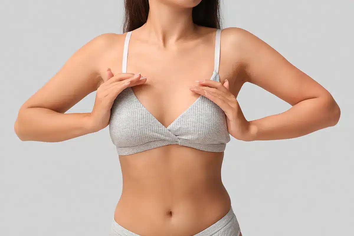 young woman in bra young woman in bra