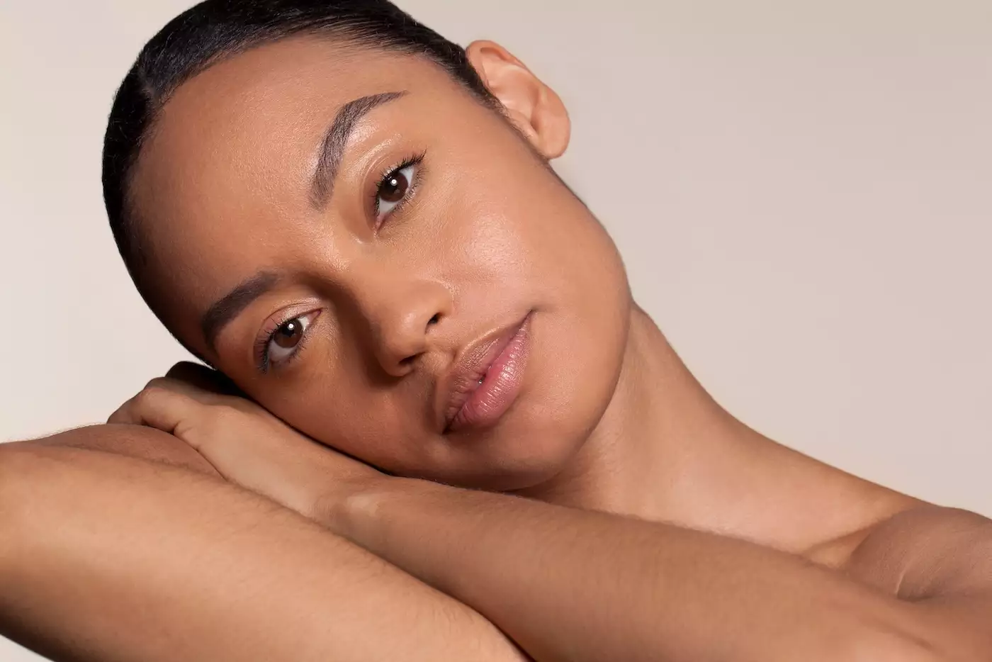 beautiful natural middle aged woman